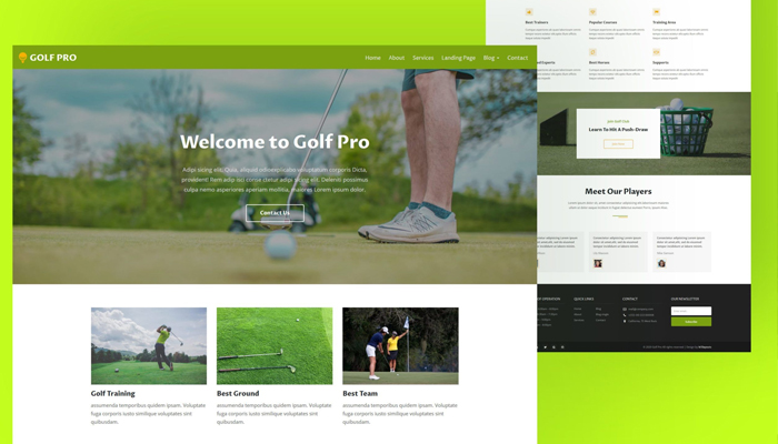 Tại sao cần lên ý tưởng thiết kế website giới thiệu sân golf