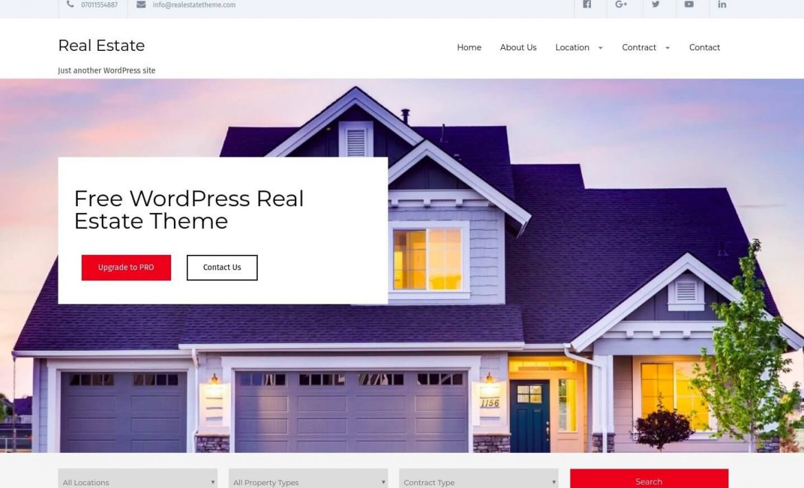 theme wordpress bất động sản