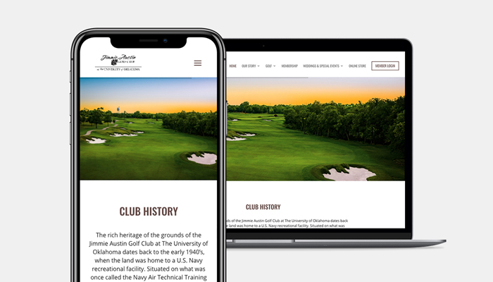 Lưu ý khi thiết kế web giới thiệu sân golf