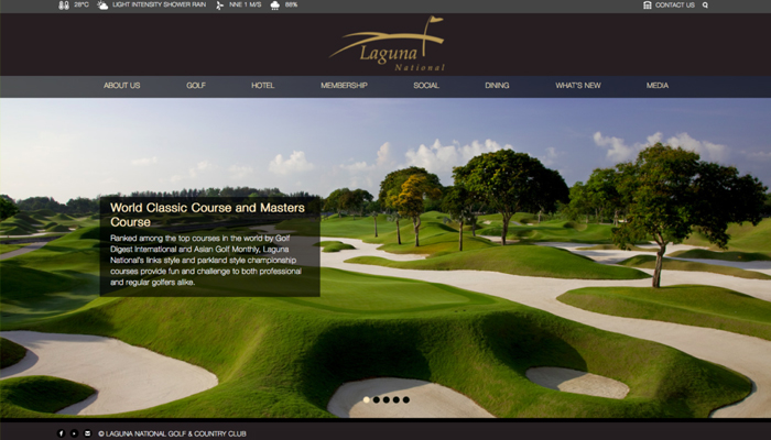 Xác định mục đích của trang web giới thiệu sân golf