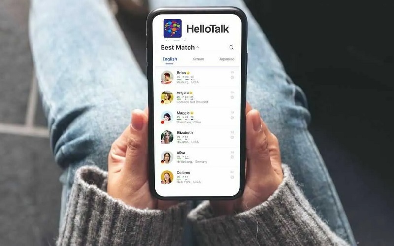 phần mềm HelloTalk