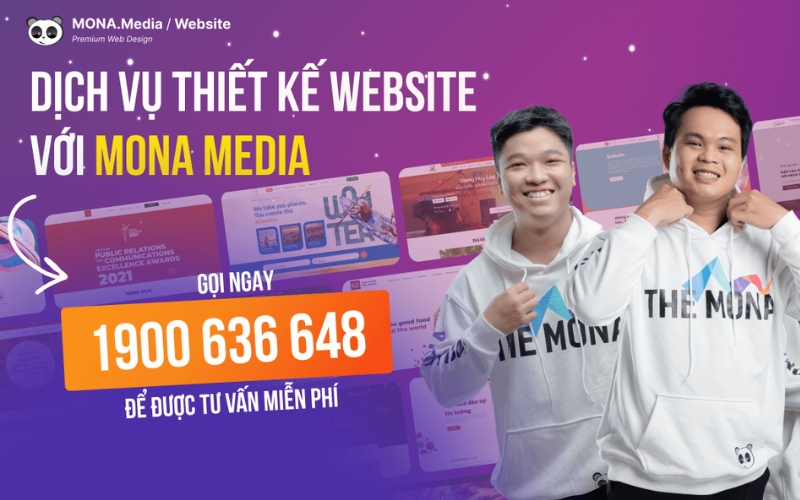 Dịch vụ thiết kế web chuẩn SEO của MONA Media